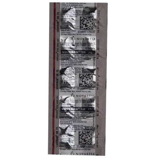 voveran sr 75mg tablet 10's